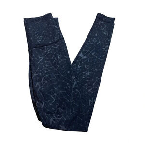 Lululemon Star Crushed Black Gray Wunder Under Full Length Leggings Women’s 6?